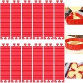 8 stuks taartringen verstelbaar, cakevorm siliconen, siliconen vorm, DIY een verscheidenheid aan vormen voor taarten fondant muffin