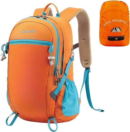 PORRASSO Rugzak voor wandelen, waterdicht, rugzak, 20 l, licht