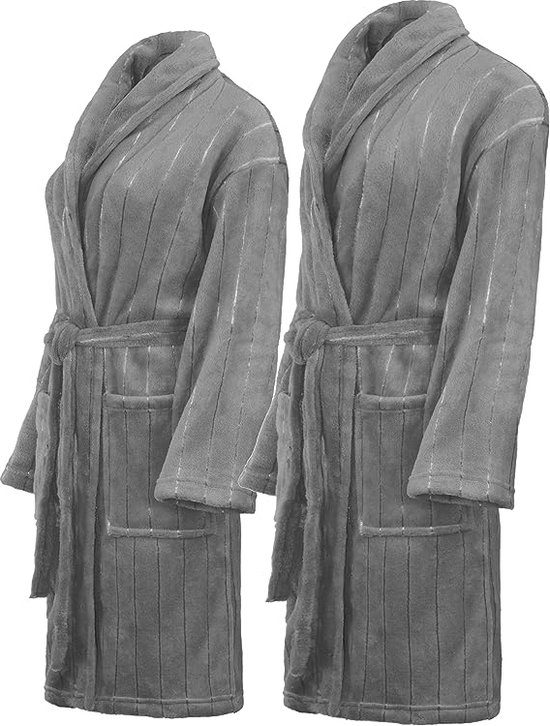 Badjas, robe de chambre, veste de sauna pour femme et ici, en 5 tailles et couleurs, anthracite