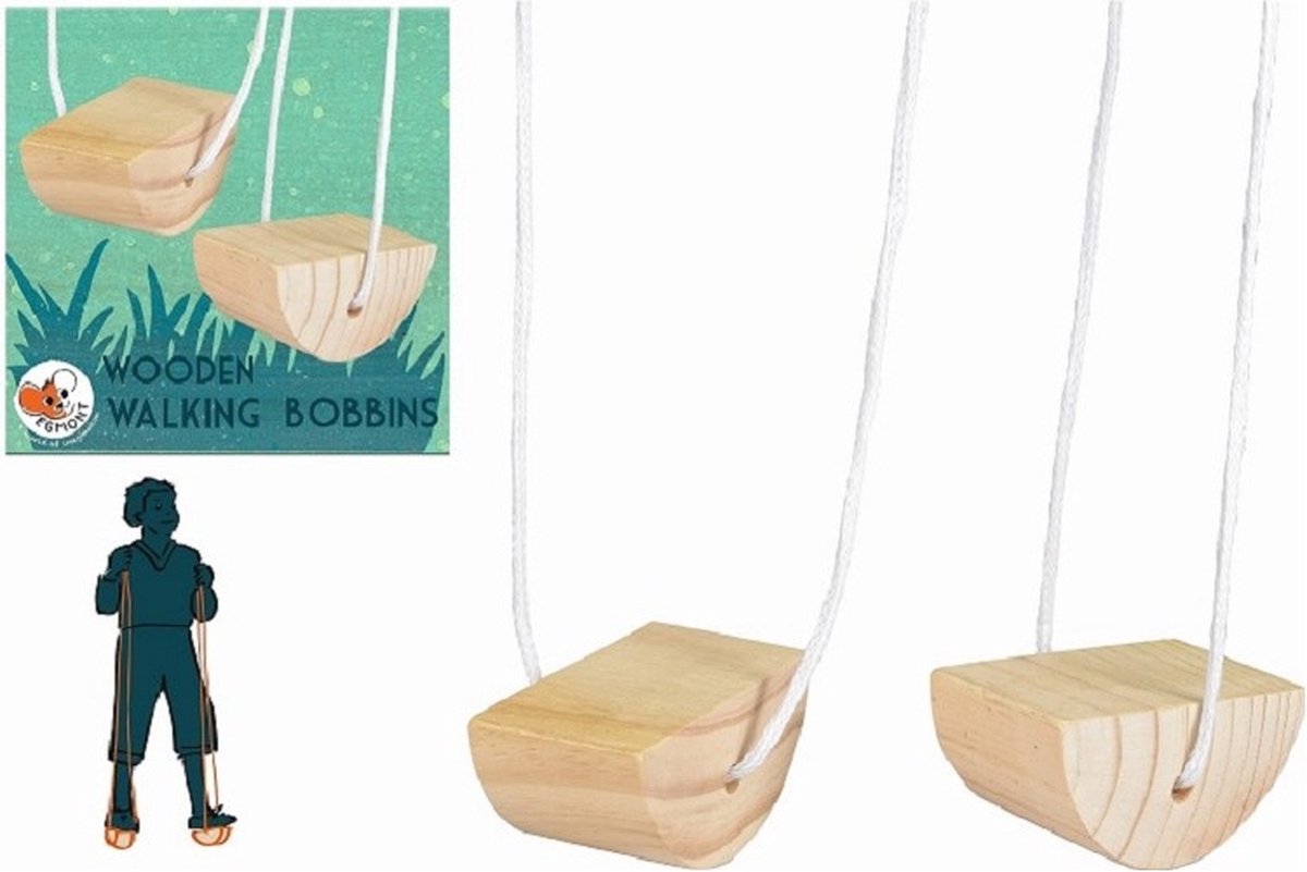 Egmont Toys Houten loopklossen 14x14x8 cm
