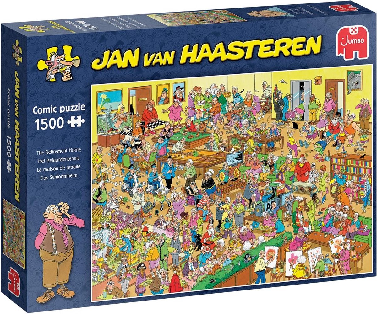 Jan van Haasteren het Bejaardentehuis 1500 stukjes - Legpuzzel - Jan van Haasteren