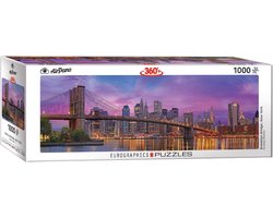 New York - Skyline - Brooklyn Bridge - puzzel Legpuzzel 1000 stuk(s)