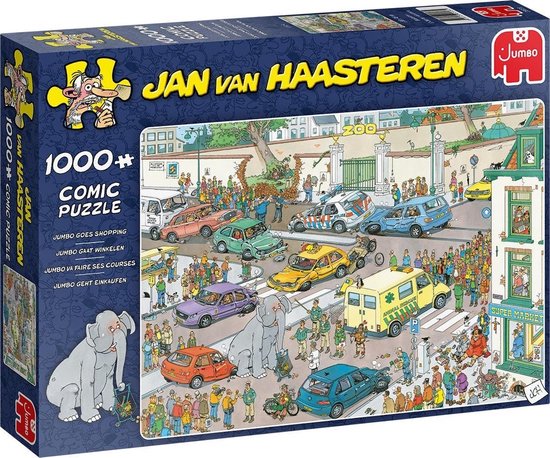 Jan van Haasteren Jumbo gaat winkelen puzzel - 1000 stukjes