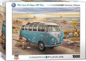 Bol.com Eurographics legpuzzel - Volkswagen T1 Samba Bus - 1000 stukjes aanbieding