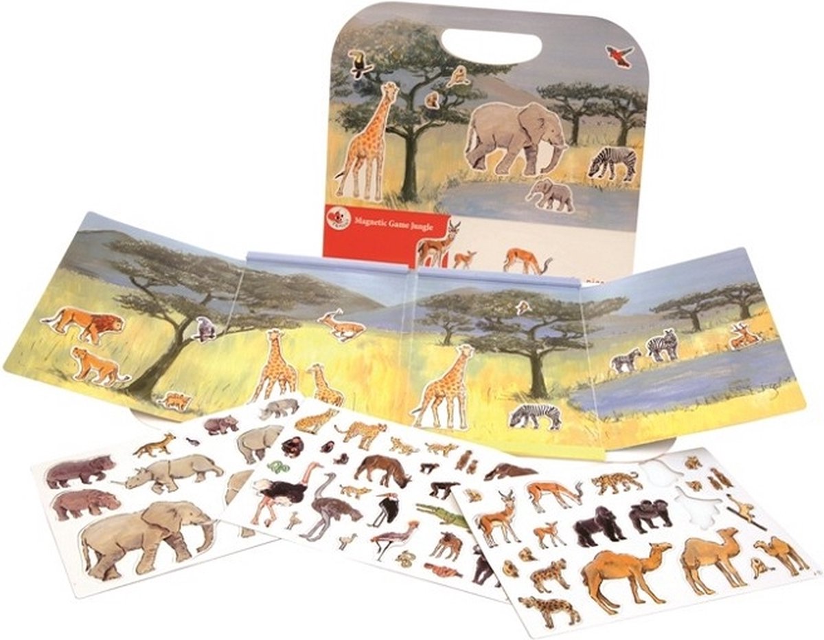 Egmont Toys Magneetspel jungle 25x24 cm