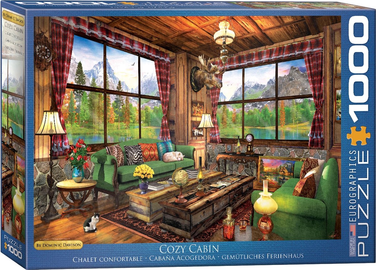 Cozy Cabin - Dominic Davison Puzzel (1000 stukjes)