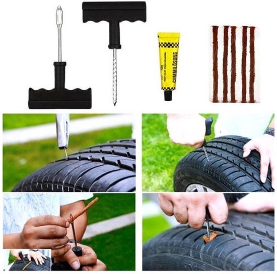 Réparer un pneu avec un kit de réparation pour crevaison