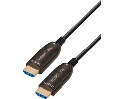 Powteq Premium - 10 meter - Optische HDMI kabel - HDMI 2.1 via glasvezel - 8K 60 hz / 4K 120 Hz - Geen signaalverlies - Diverse lengtes - HDMI AOC - HDR - Extra dun