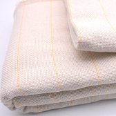 Tufting Cloth, primaire tuftingdoek, tapijtrug-stof met gemarkeerde gele lijnen, mousseline-stof/textiel, primaire tufting-doekdragerstof voor het gebruik van tapijt-tuftingpistolen, 1 m x 5 m