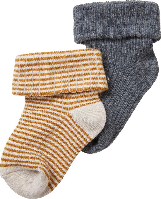 Noppies - ensemble de vêtements - Garçons - 4 pièces - PANTALON TUCKAHOE TURBULENCE - PULL TUSCULUM TURBULENCE - CHAUSSETTES TRIBES HILL - GRIS DUST - Taille 80