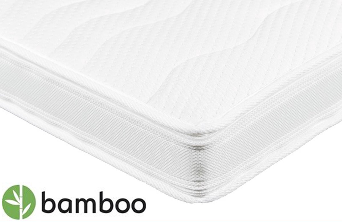 Topdek 140x200x10 Matras XXL Topper 3D Bamboo Hybrid Topper - Topdekmatras