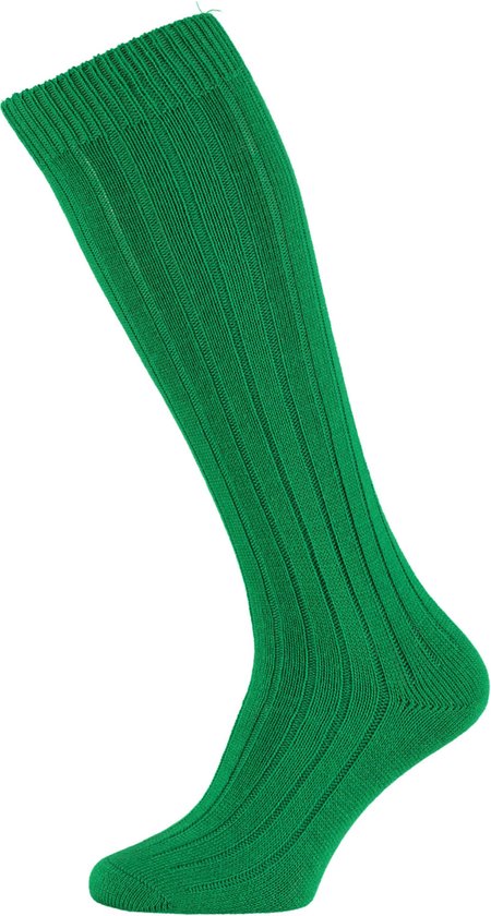 Apollo - Party soccer sokken - Sokken Carnaval - groen - Maat 31/35 - Carnavalskleding kinderen - Sokken carnaval