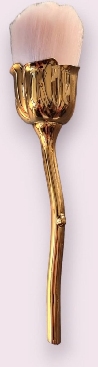AliRose - Flower MakeUp Brush - Luxe make-up Borstel - Roze