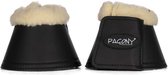Pagony Fake Fur Springschoenen - Maat: M - Zwart - Kunstleer