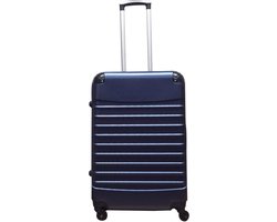Travelerz Vierkant Koffer Vierkant Travelerz ABS - Blauw L