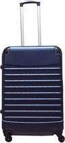 Koffer Vierkant Travelerz ABS - Blauw L