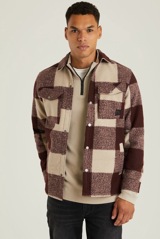 Chasin' Overhemd overhemd Porter Boucle Rood Maat M