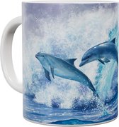 Dolfijnen Keep On Swimming - Mok 440 ml