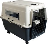 Topmast Transportbox Travelaire Premium - Maat 5 - 90 x 60 x 68 cm - Reismand - Transportbox - IATA Transportbox - Voor Hond en Kat