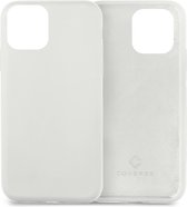 Coverzs Luxe Liquid Silicone case geschikt voor Apple iPhone 13 Pro hoesje - Wit - Geschikt voor iPhone 13 Pro case - Witte case - Beschermhoesje - Backcover hoesje - Wit