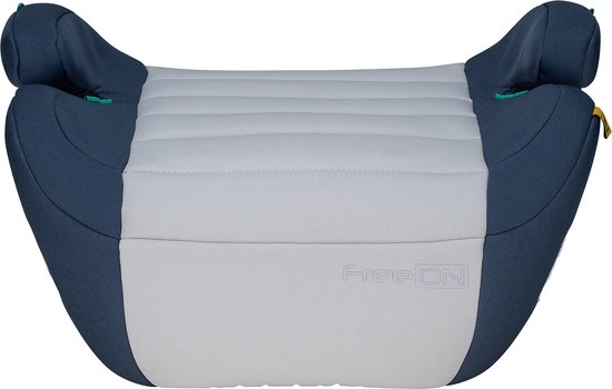 FreeON Booster - Zitverhoger Comfy - i-Size - LichtGrijs-Blauw (125 - 150cm) - FreeON