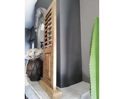 louvre luik stoer landelijk robuust zware uitvoering met voet 95 cm hoog