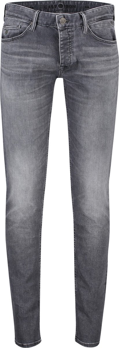 Cast Iron spijkerbroek slim fit grijs 5 zakken - 3236