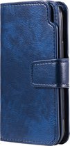 Hoesje geschikt voor iPhone 15 Plus - Bookcase - Pasjeshouder - Portemonnee - Luxe - Kunstleer - Blauw