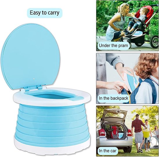 Pot pliable de voyage pour bébé, siège de toilette portable d