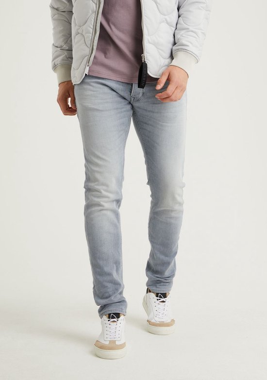 Chasin Jeans Slim fit jeans EGO Tornado Lichtgrijs Maat W30L34 bol