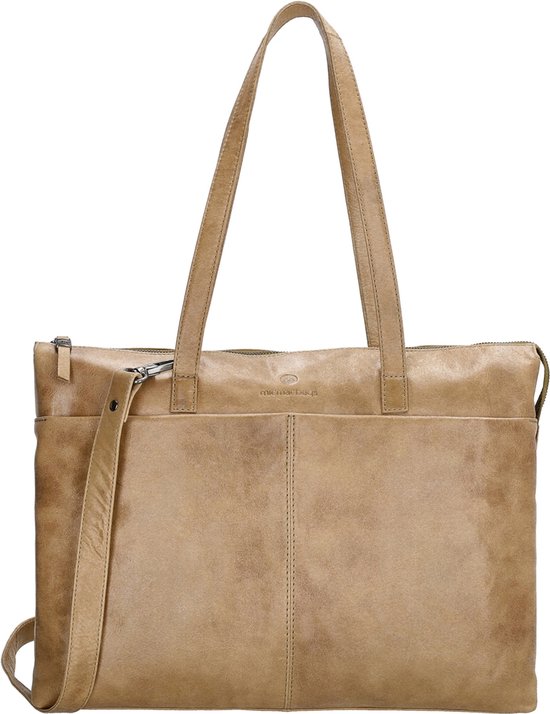 Micmacbags Dames Laptoptas / Werktas / Aktetas Porto Taupe 15