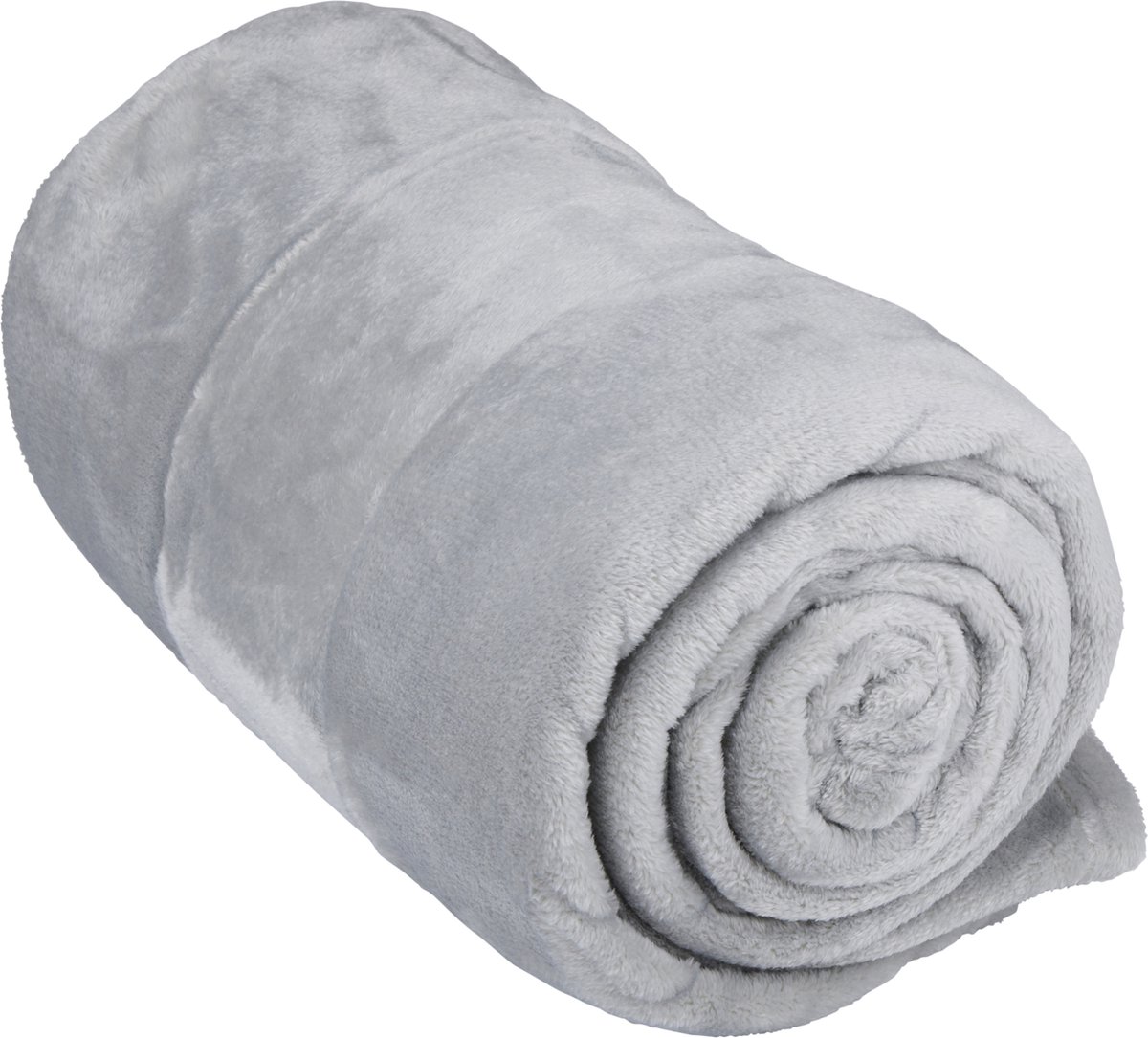 arti casa Fleece Deken 150 x 200 cm - Plaid Deken voor op de Bank, Bed of Buiten - Woondecoratie Woonkamer en Slaapkamer - Super Zacht Materiaal - Grijs