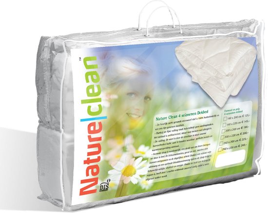 Nature Clean - 4-Season Dekbed - 240x260 cm | bol