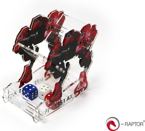 e-Raptor Dice Tower MFF Mech Red | bol