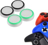 Gadgetpoint | Gaming Thumbgrips | Performance Antislip Thumbsticks | Joystick Cap Thumb Grips | Accessoires geschikt voor Playstation PS4 PS5 & Xbox & Nintendo Pro Controller | Wit Zwart en Wit Groen
