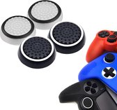 Gadgetpoint | Gaming Thumbgrips | Performance Antislip Thumbsticks | Joystick Cap Thumb Grips | Accessoires geschikt voor Playstation PS4 PS5 & Xbox & Nintendo Pro Controller | Wit Zwart en Zwart Wit