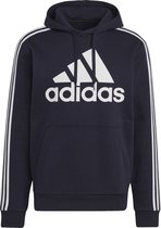 adidas Sportswear Essentials Fleece 3-Stripes Logo Hoodie - Heren - Blauw- M