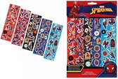 SPIDERMAN - stickers - stickervellen - 5 sticker vellen van spiderman