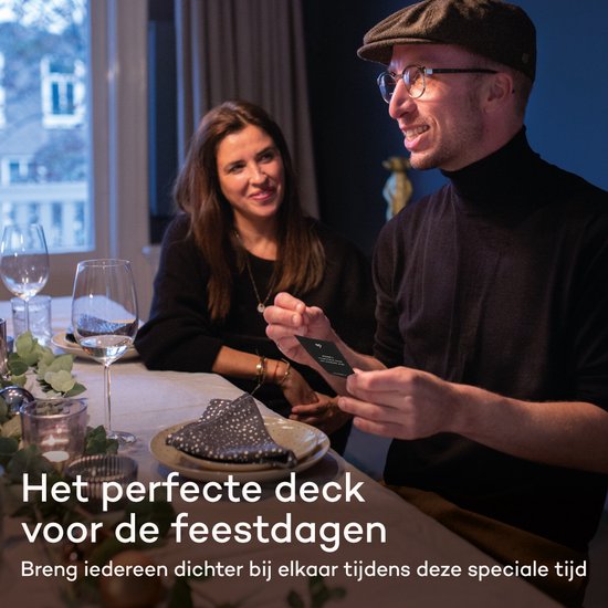 Vertellis Vragenspel Feestdagen-editie XL - Perfect Kerstcadeau - Gespreksstarters voor kerst