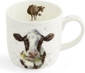 Wrendale Mok - 'Mooo' cow Mug - Royal Worcester - Beker Koe - Wrendale Designs