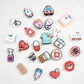 Crocs Charms 10 STUKS - Jibbitz - Verpleegkundige accesoires - Verpleegkundige cadeau - Crocs pins