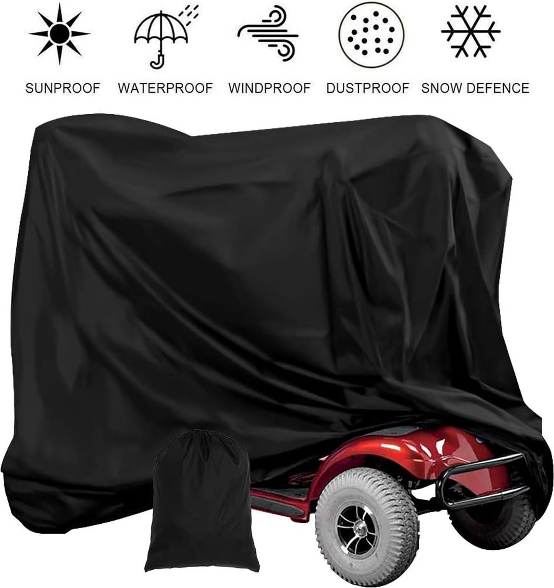 Pare-soleil universel pour voiture, moto, scooter, protection contre la  pluie, protection contre la pluie, protection contre la pluie, avec  rétroviseurs : : Auto