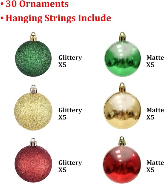Fluwelen kerstballen, 12 stuks besneeuwde kerstballen, 8 cm bordeaux onbreekbare kerstboomversieringen ornamenten set, voor feestdecoratie
