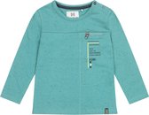 Koko Noko U44814 Polo's & T-shirts Jongens - Polo shirt - Turquoise - Maat 80
