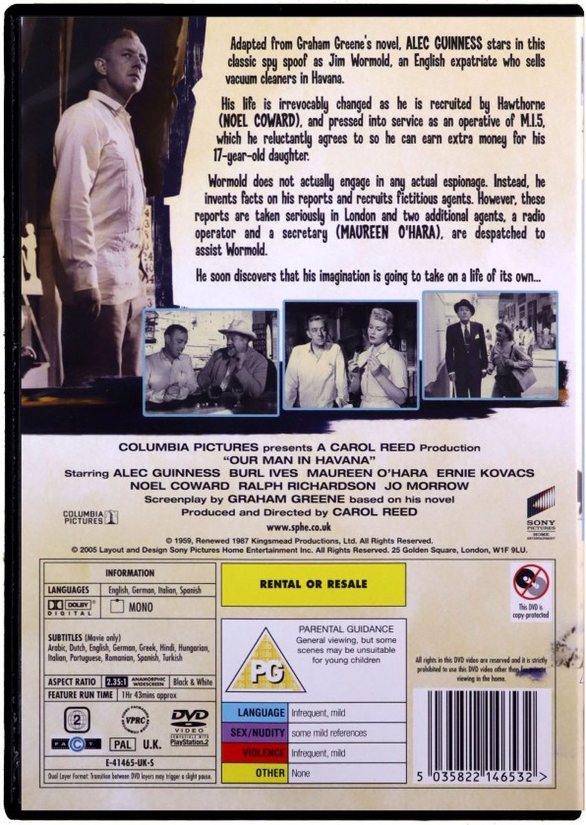 Sony Pictures Home Ent. Our Man In Havana thumbnail 3