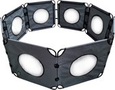 Puppy Run Dog Run OutPaws Adventure - Anthracite - 490 x 61 cm - Pliable - Camping intérieur et extérieur