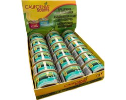 California Scents Car Air Freshener Santa Cruz - 18 stuks - incl. Doseerdeksel