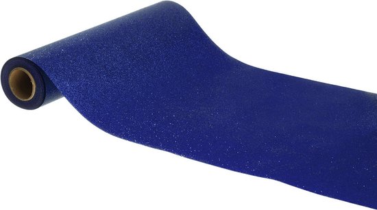 DeinPack Airlaid tafelloper, 12 rollen, donkerblauw, 40 cm x 24 m, effen wegwerptafelloper, perforatie om de 120 cm, hoogwaardige tafelloper, ideaal voor alle decoraties, bruiloften en feesten