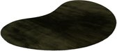 Lalee Heaven - organische vorm Vloerkleed - Tapijt – Karpet - Hoogpolig - Superzacht - Fluffy - niervorm- organic- rabbit 160x230 cm basil donker groen