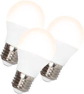 3 stuks LED lampen 9 watt Daglicht (vergelijkbaar met een gloeilamp van 70 watt) - E27 fitting - 3x9w D